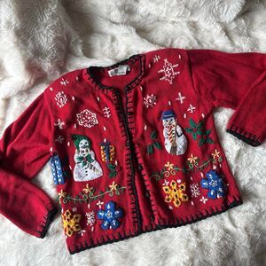 Segue Vintage Christmas Sweater Cardigan